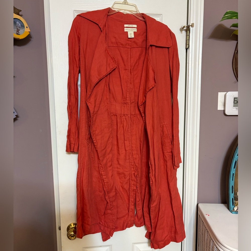 Cynthia Rowley linen coat